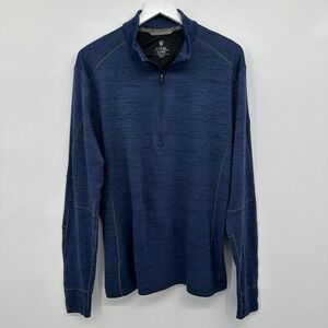 Kuhl Men's Zip Up Sweater - Navy Blue